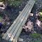 FLT M13 15.0 mi - Bridge, 12' long, 4 4x4s on 4x4 sills, 4' to drainage