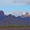Castle Dome Peak (left) and Thumb Peak (right)