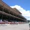 Grandstand at Ruidoso Downs, New Mexico, USA.