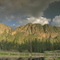Brazos Peak from Corkins Lodge Lake
