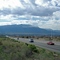 Leaving Albuquerque on High Way 550, Sandias in the backround.