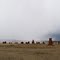 Snow gale making its way across plains at Ft Union