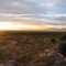 Dusk looking East from foothills of Organ Mountains