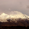 Palmer, Alaska in the evening shadow of the Chugach Mountains