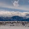 Clouds Hanging Over Carson Range Near Reno, Nevada