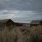 Abandoned Ranch House with Warner Mountains in background
