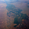 Mohave Valley, Arizona, from the air over Laughlin