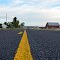 Empty roadway