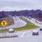 USA - NY - New York Upstate. The New York State Thruway (US90) near Little Falls