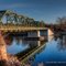 Hinmansville Bridge at sunrise