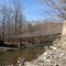 Palenville Swinging Pedestrian Bridge over Kaaterskill Creek, Catskill Mountains, New York
