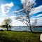 wooley pond, view to peconic bay