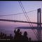 Arriving AFS in New York Harbor under Verrazano Bridge 1965.