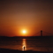 Sundown, Coney Island Creek, Coney Island, New York, U.S.A.