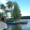 Island in Blue Mountain Lake,  Adirondack