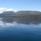 Mt Tarawera over calm lake