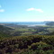 Whangapoa Beach and Arid Island From Coopers Castle, Great Barrier Island, New Zealand