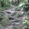 Steep rock-cut steps up to Tokatoka