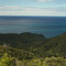 SH25: Panorama of Coromandel and the ocean (near Tairua)