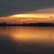 Sunset on Frozen Struble Lake