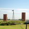 201, Grant, Oklahoma, USA - along Rte 60 silos and defunct wndmill