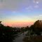 Sunset over a Florida subdivision