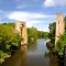 VIRGINIA: PETERSBURG: view east from Campbell's Bridge on S.R. 36 down the Appomattox River past the disassembled Seaboard Air Line railroad bridge toward the ruins of Harvell's Dam 2