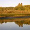 moonrise over marsh