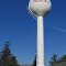 Mohican hair-style water tower of Morenci (larger one)