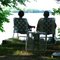 Hot day on Lake Holcombe at Pine Point campground 2011