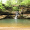 Old Mans Cave Upper Falls (~15')
