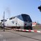 Amtrak train 352 departing from the Kalamazoo, MI station