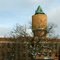 closeup of Kalamazoo Asylum & watertower turret