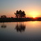 Sunset over the Pond