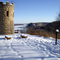 Julien Dubuque Memorial above the Mississippi River