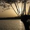 sunset at Noor lake