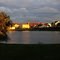 Backyard in sunset, Avon