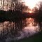 Spring Sunset at Washington Township Community Park, Avon, Indiana