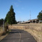 The northern end of possible Gateway Green site, looking N at the turn to the I-205 bike path bridge
