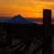 October sunset near Kent, Oregon