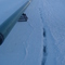 A crack on the sea ice..