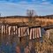 Old Railroad Bridge Over Canal