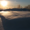 Sunrise over field