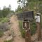 Tumalo Creek Canyon trail, upper loop trail
