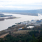 Along Columbia River, looking northeast