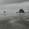 Haystack Rock in the Tide