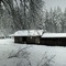 Barn & field in the snow