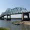 Illinois River Bridge from Strong Landing, Lacon, Marshall County, Illinois
