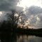 Sunset over the pasture