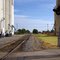 2011, Pond Creek, OK, USA - crossing railroad trcks